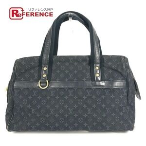 Louis Vuitton Monogram Louise bag travel shoulder Boston canvas blue
